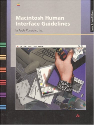 The book version of Macintosh's Human Interface Guidelines.