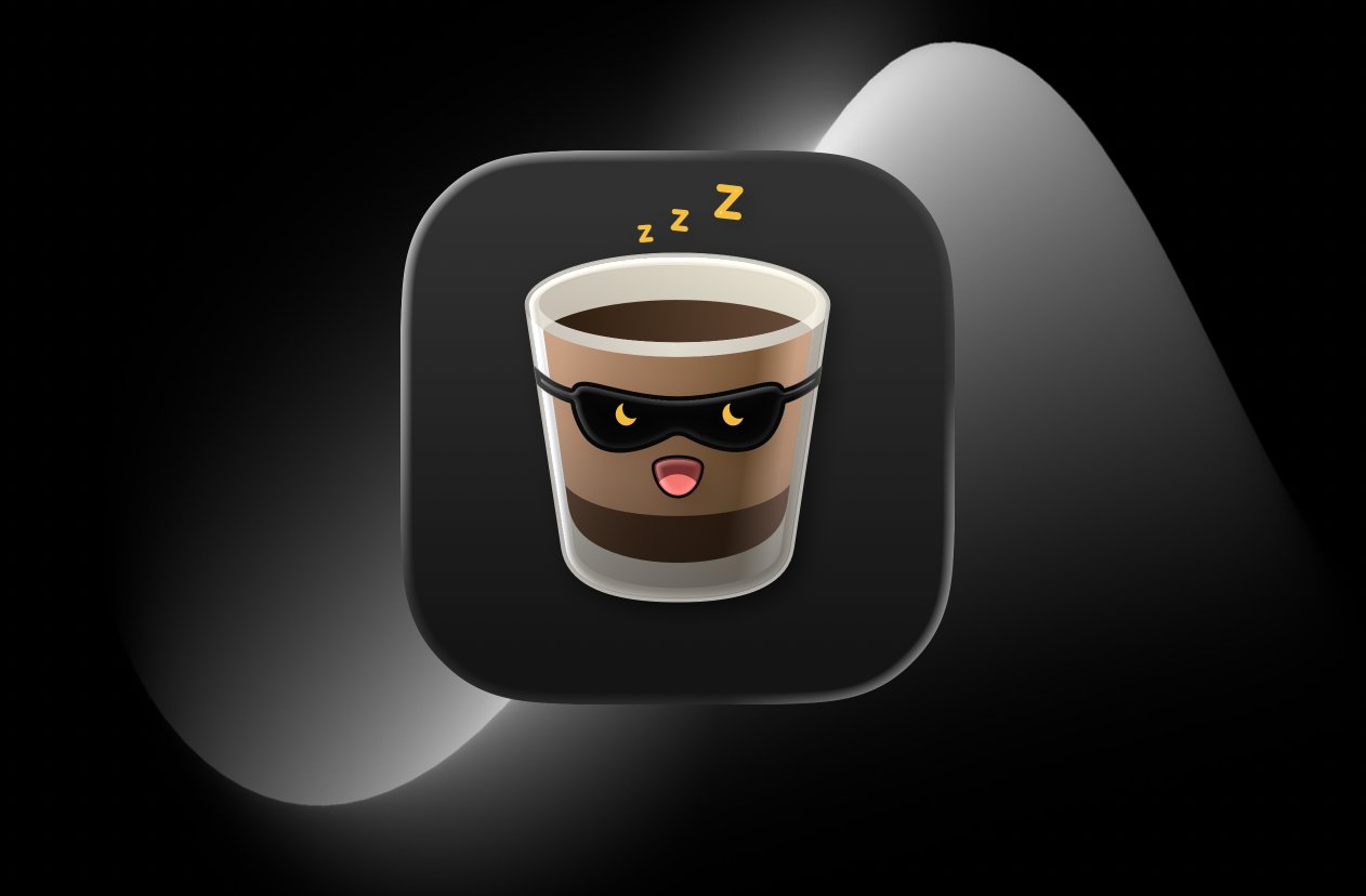 Alyx espresso shot glass in dark mode.