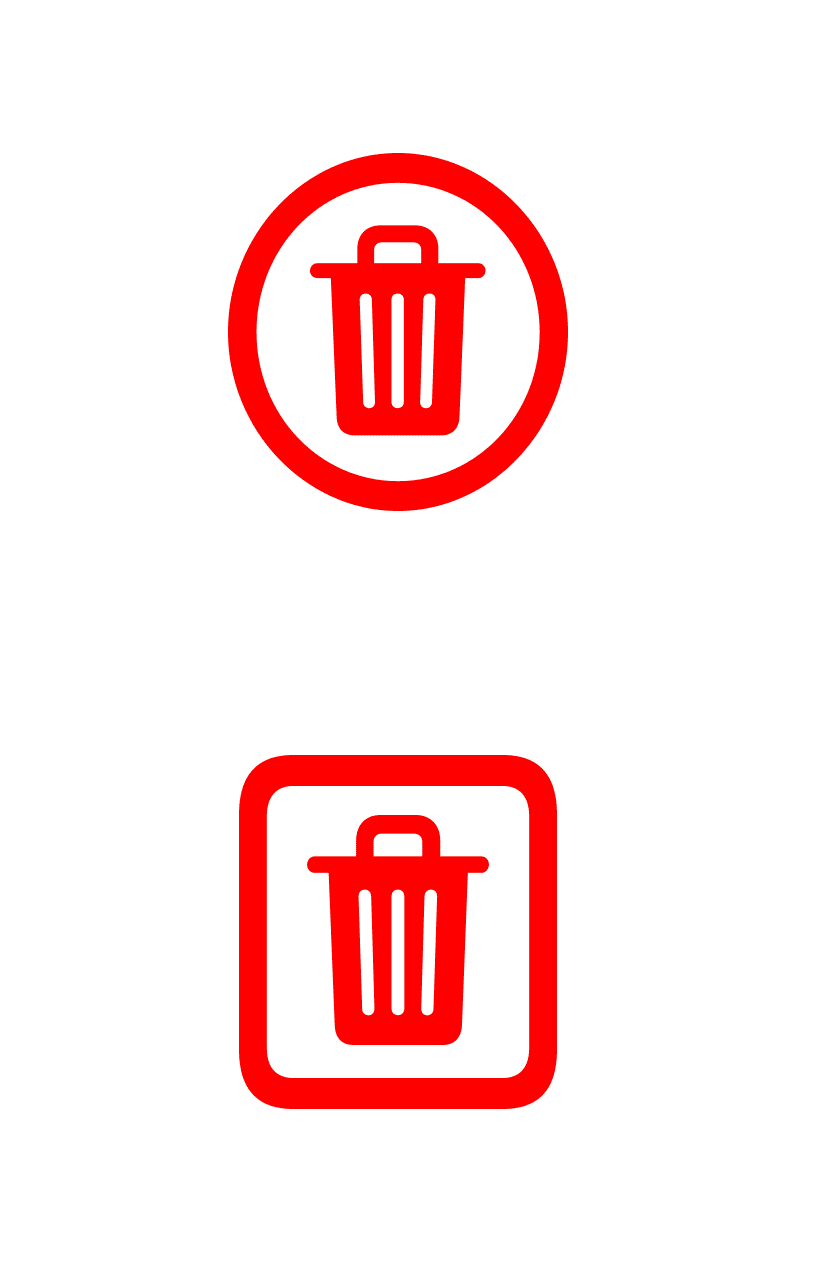 Shape symbol vairants