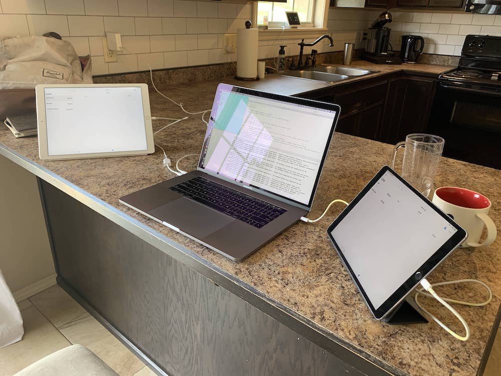 Spend Stack sync working on two iPads.