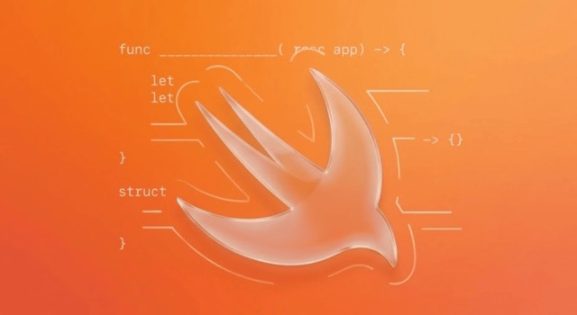 Abstract blue image for Swift topics