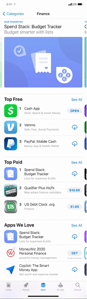 Spend Stack V2 Features